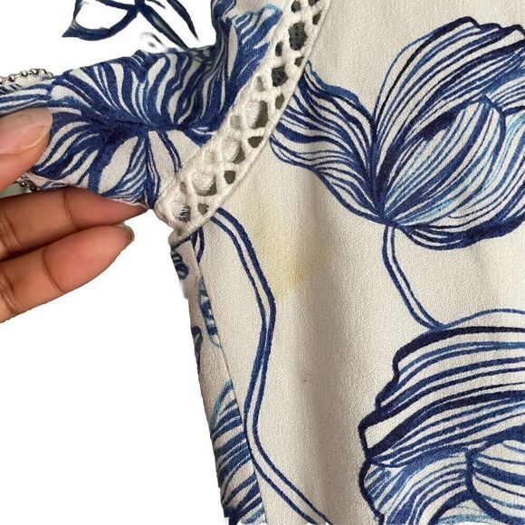 Stylestalker Womens Magnolia Floral Mini Dress Size XS Open Back Layered Flutter - Picture 7 of 9